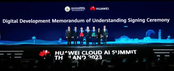 Huawei partners with Thailand's Ministry of Digital Economy and Society to build a regional AI hub