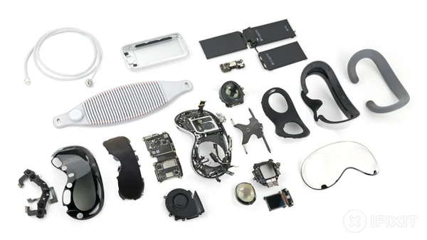 Apple Vision Pro hardware teardown revealed: very complex structure