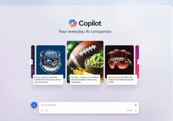 Microsoft upgrades chatbot Copilot interface: more intuitive and easy-to-use interaction experience