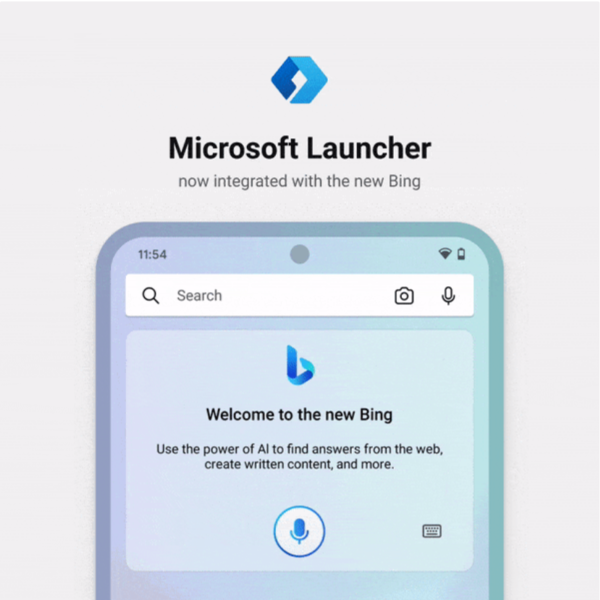 New features in Microsoft Bing Chat: deep integration with Microsoft Launcher, support for "continue on mobile" functionality