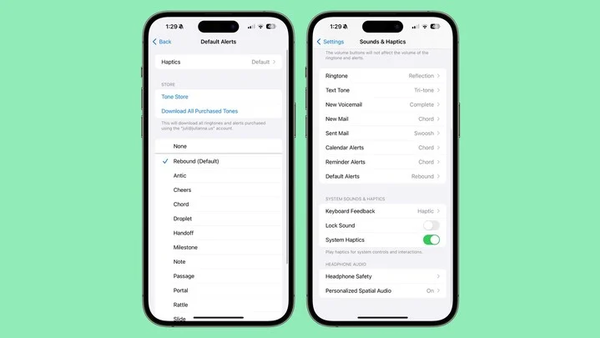 iOS 17.2 beta 4 brings new feature: allows users to change default notification ringtones