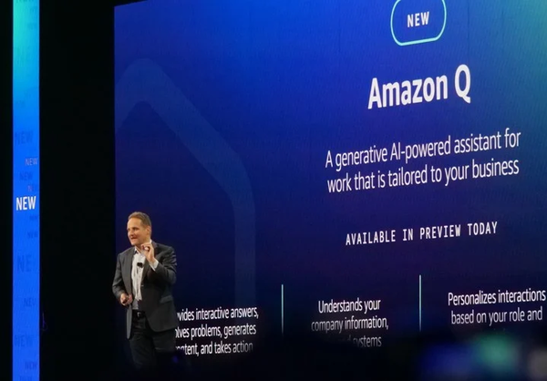 Amazon launches 'Q', an AI chatbot for businesses, reinforcing its presence in the AI space