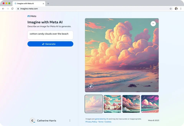 Meta launches standalone AI image generator