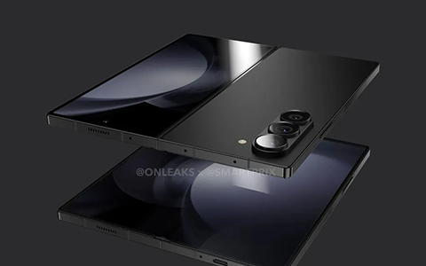 更方正的折叠屏手机，三星 Galaxy Z Fold 6 手机渲染图曝光